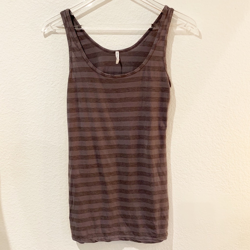 Splendid grey stripe tank